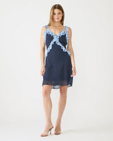 ADALINA MINI DRESS VINTAGE NAVY