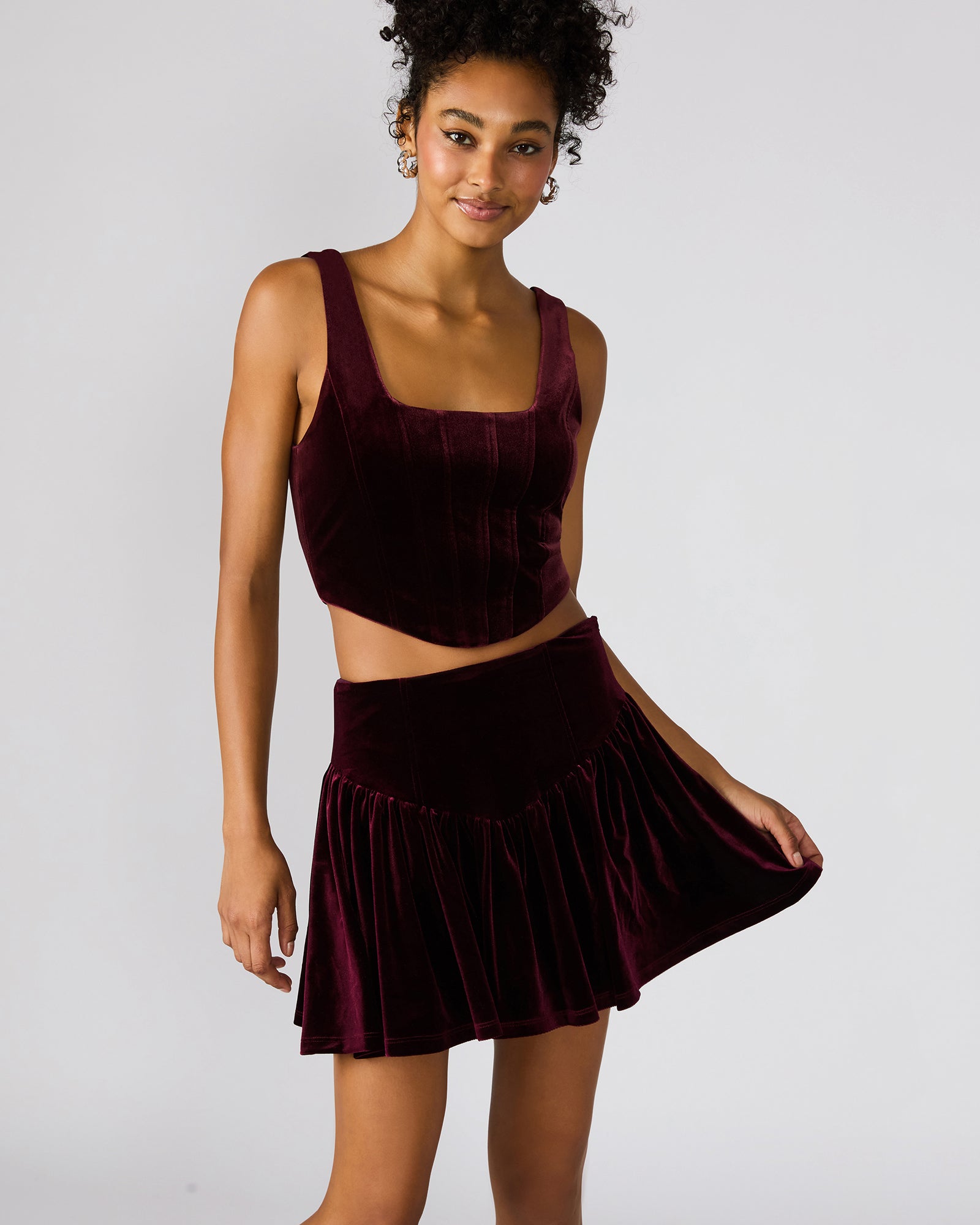 JAYLA SKIRT WINE