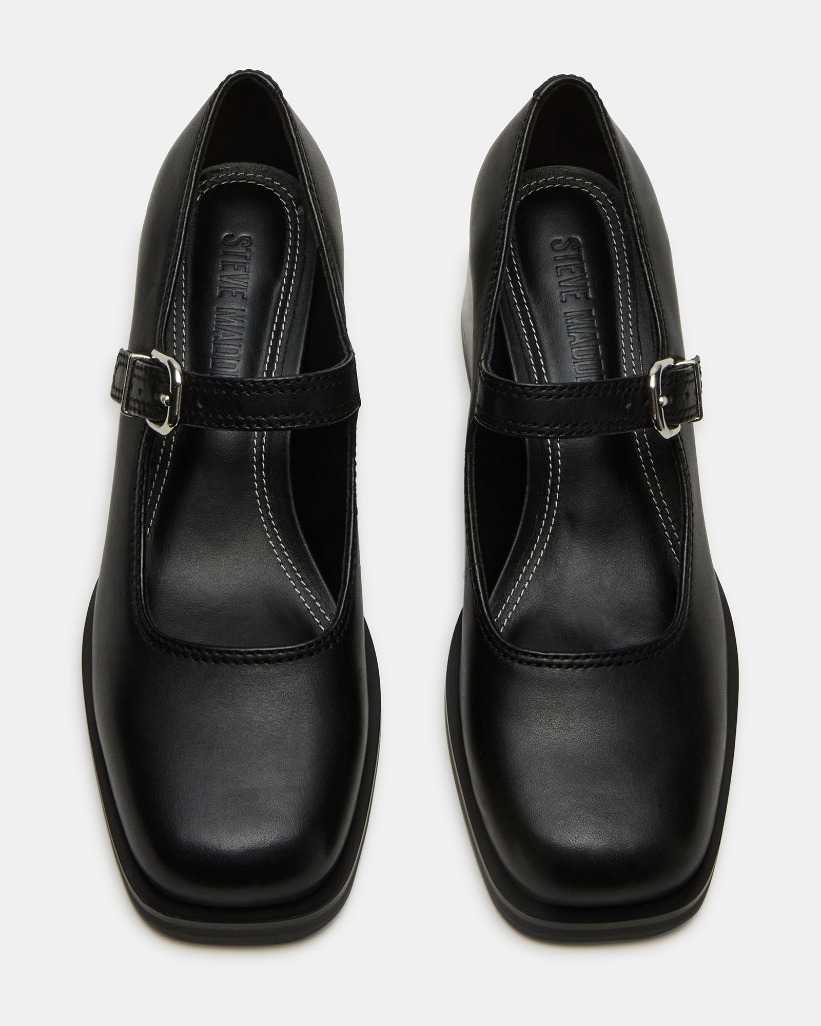 LISBON BLACK LEATHER